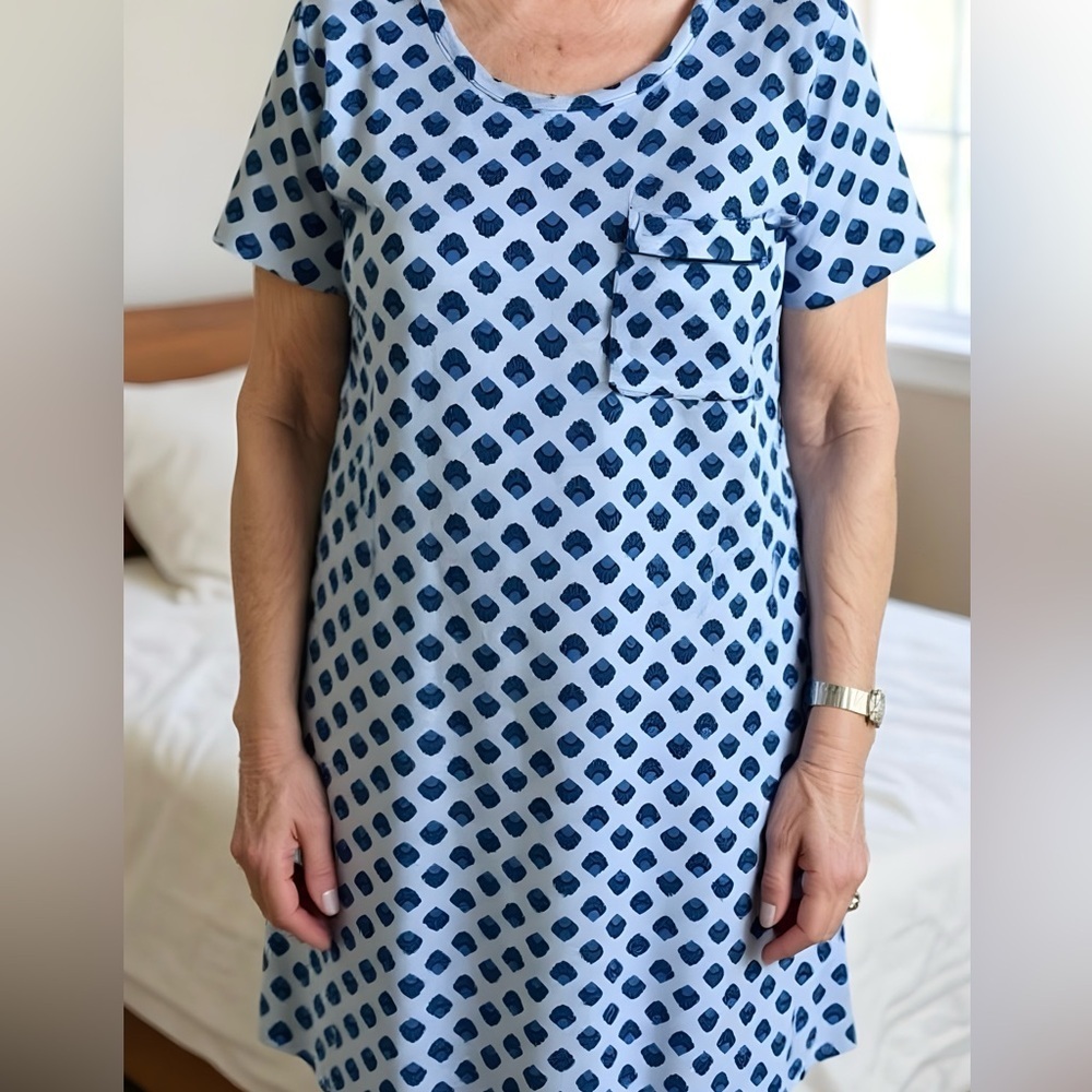 Long Short Sleeve Nightshirt Pajama